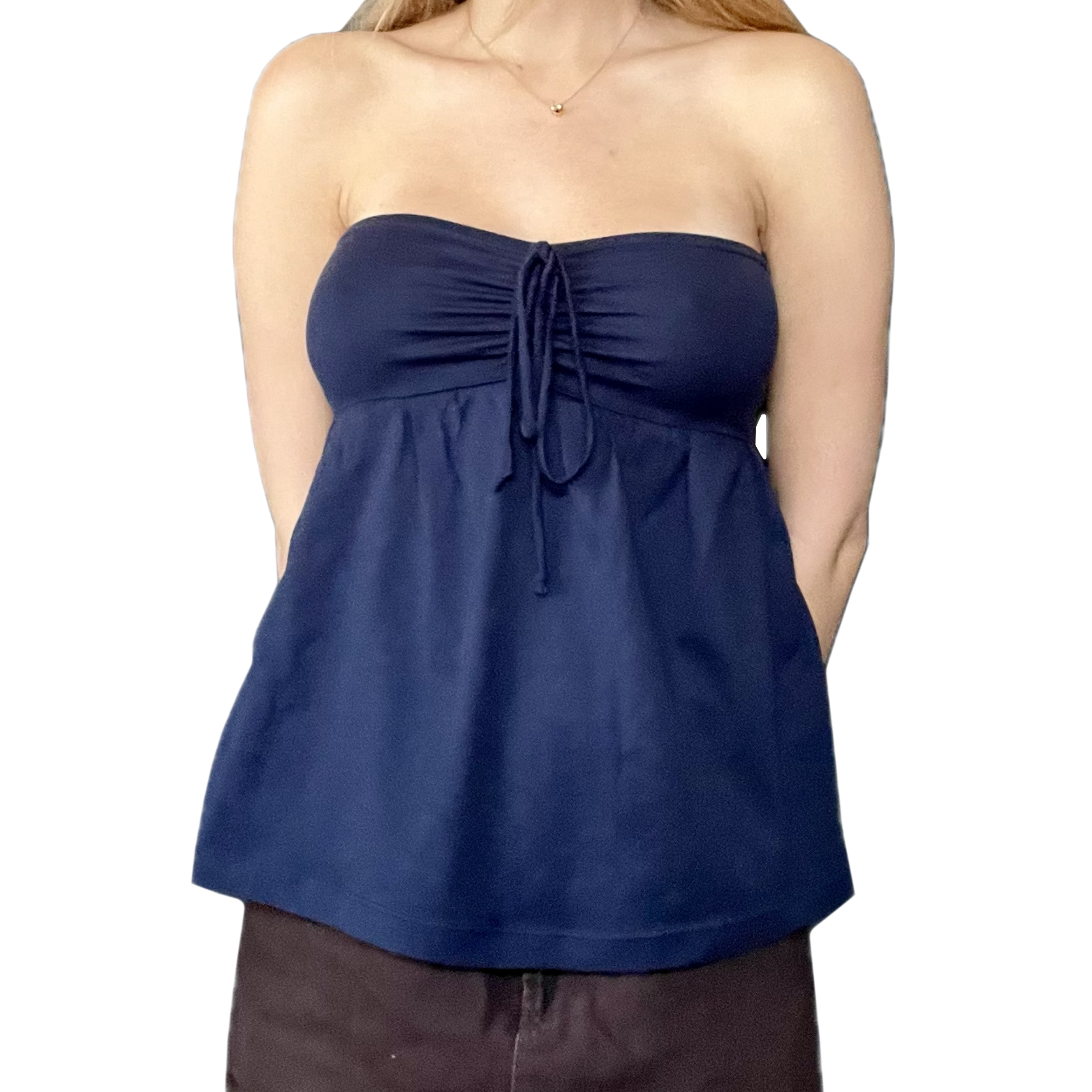 navy blue dress for baby girl The 2000s Bandage Dress Is Back, Thanks To Gen Z main image 1