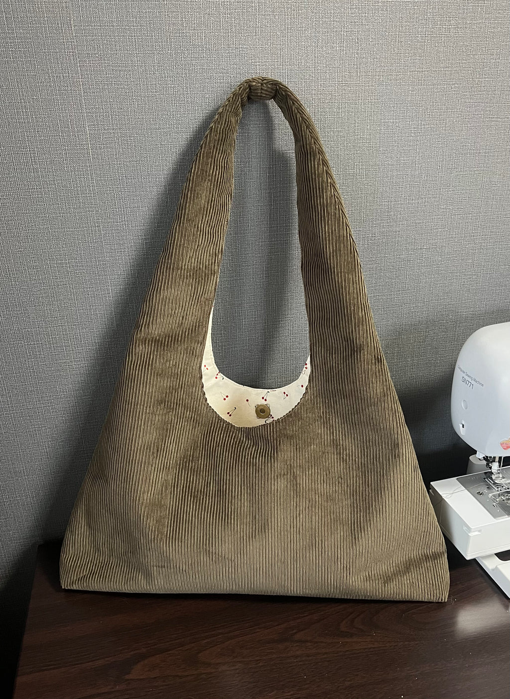 Slouchy Tote Bag Sewing Pattern | Hannah Bag