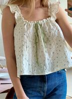 Cottagecore Babydoll Top Sewing Pattern | Brooke Top