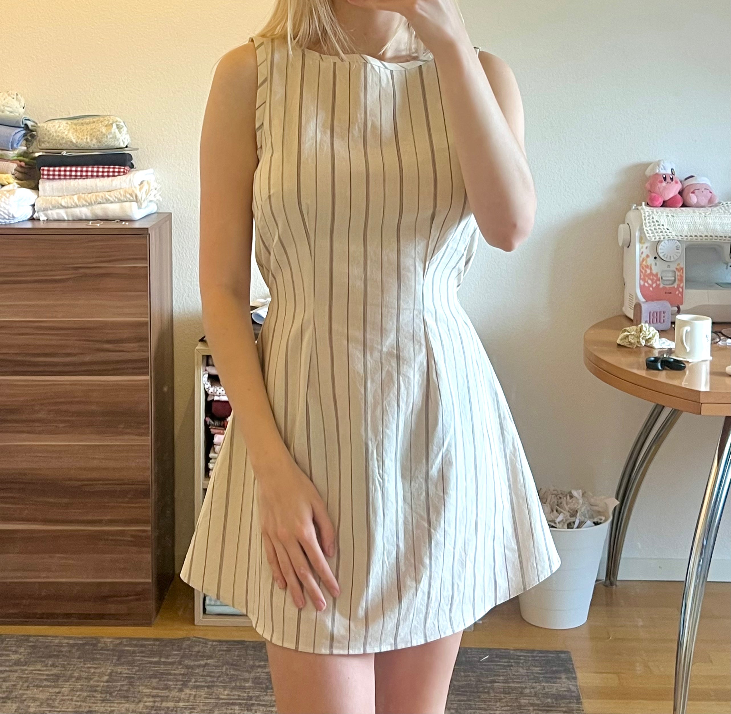 Boat Neck Mini Dress Sewing Pattern | Lily Dress