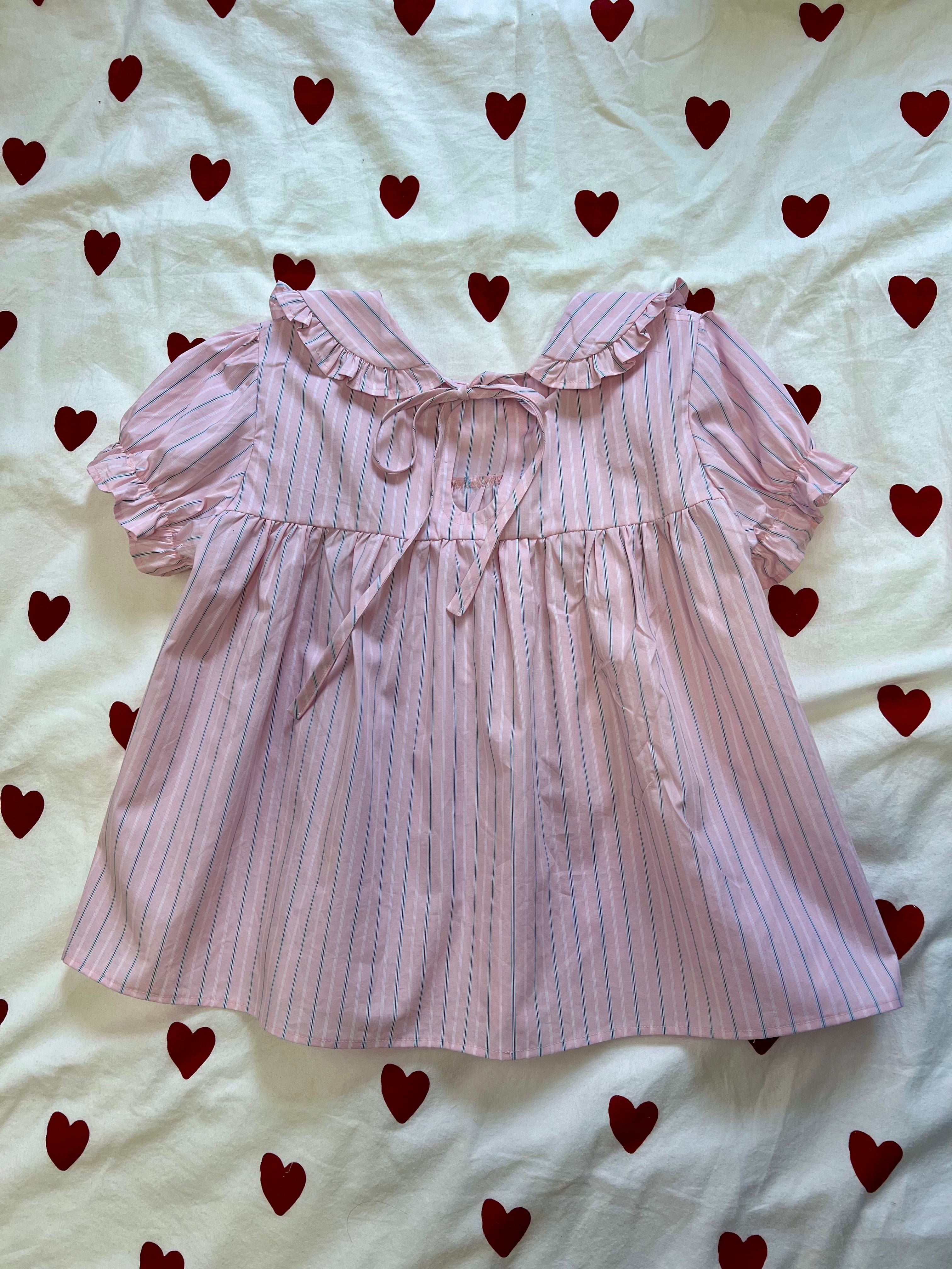 Rounded Collar Dress & Blouse Sewing Pattern | Darling Dress/Top