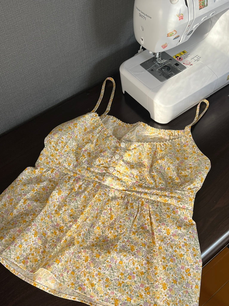 Babydoll Cami Sewing Pattern | Berry Top