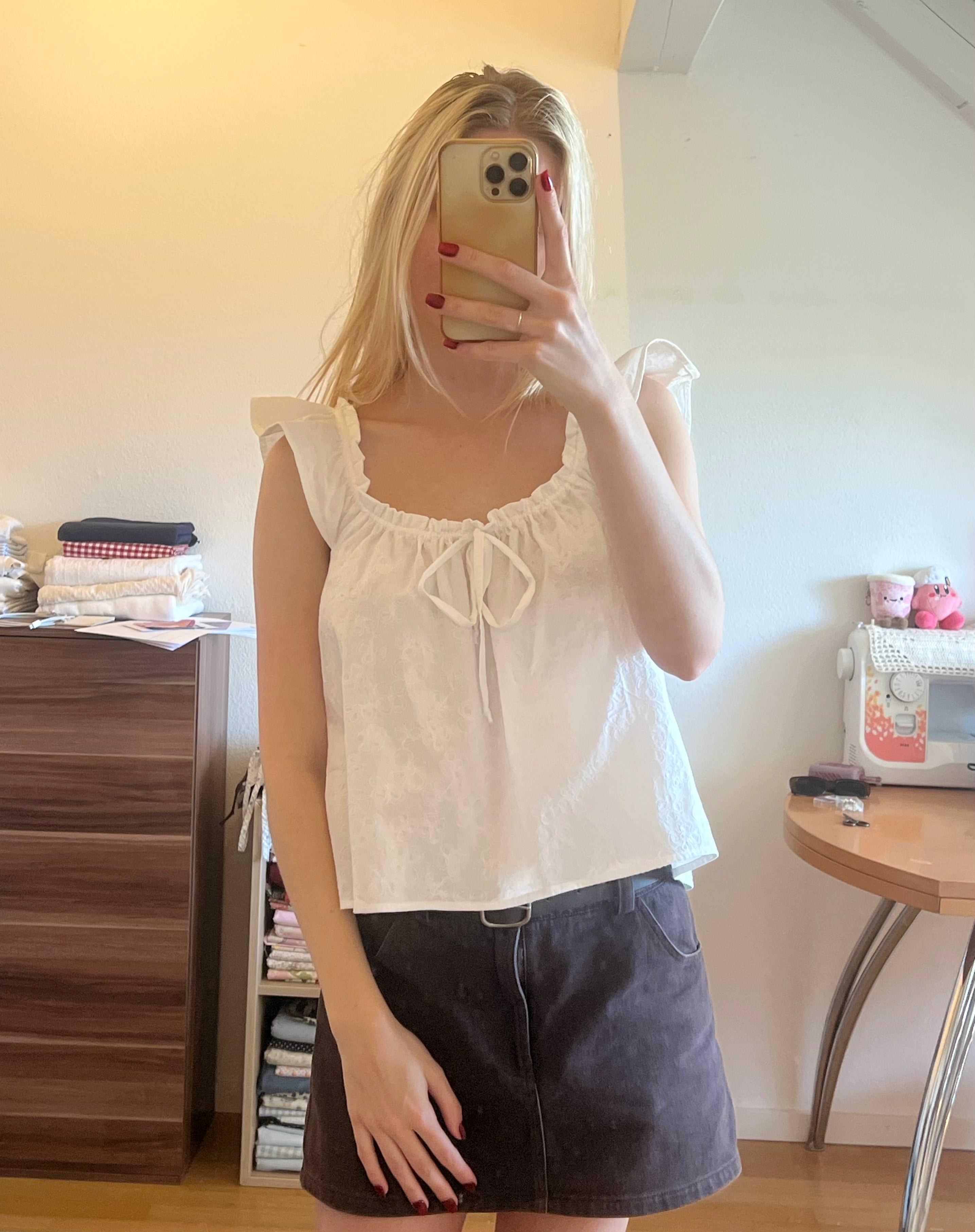 Cottagecore Babydoll Top Sewing Pattern | Brooke Top