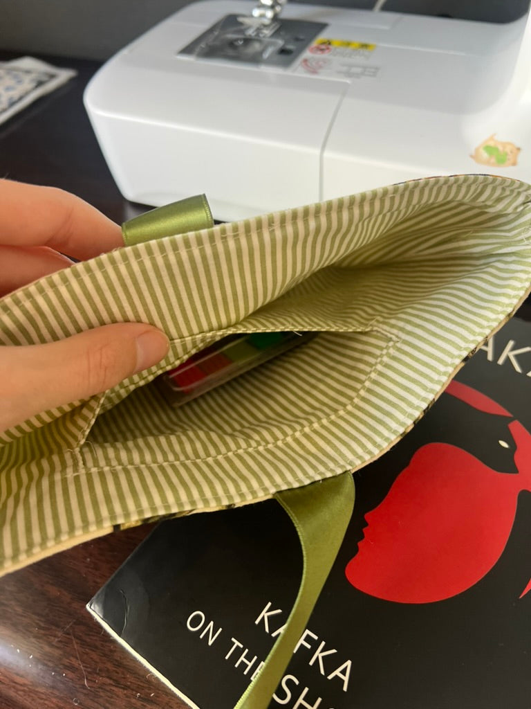 Book Sleeve With Pocket Sewing Pattern