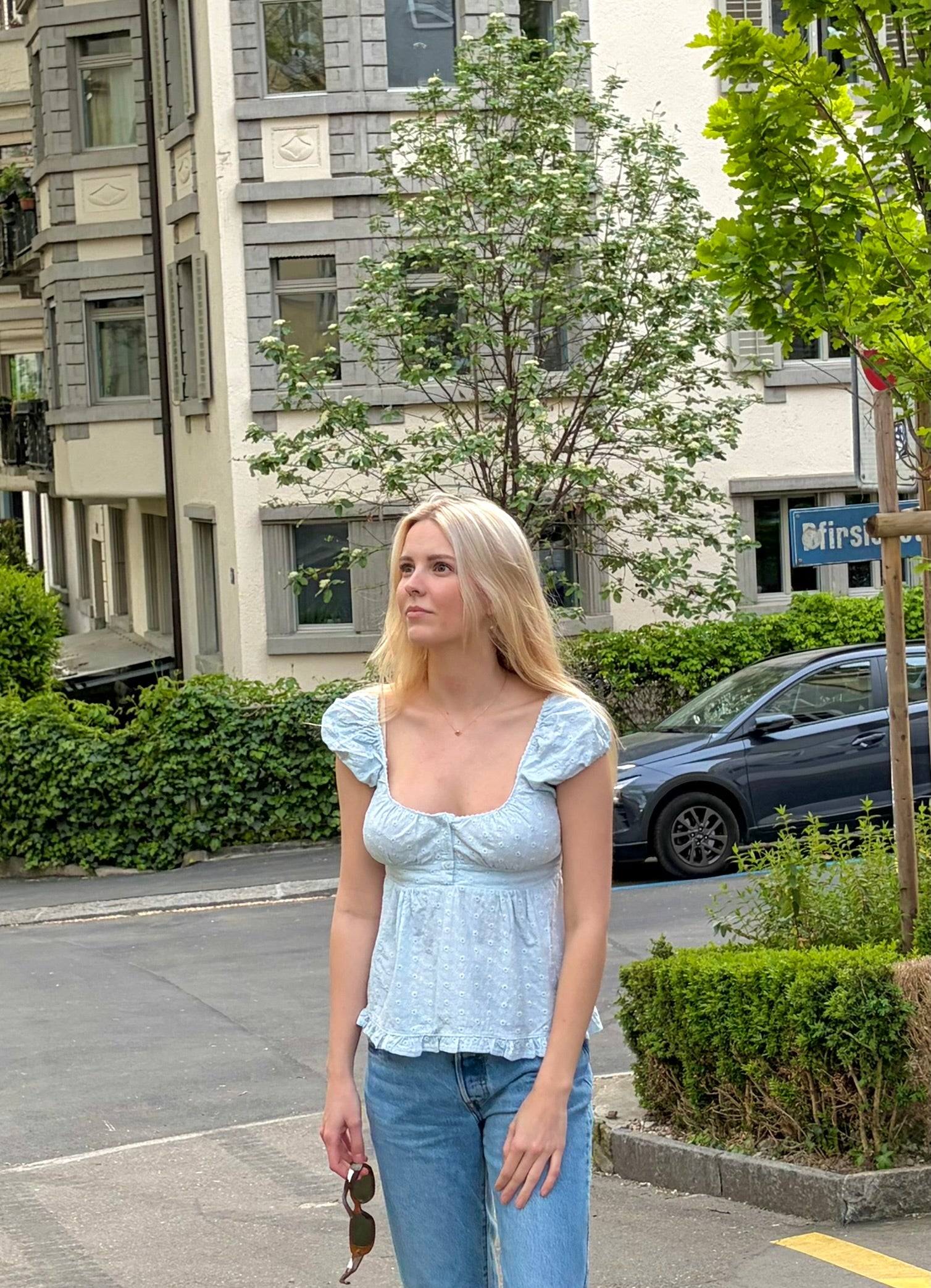 Ruffle Bottom Babydoll Top Sewing Pattern | Olivia Top