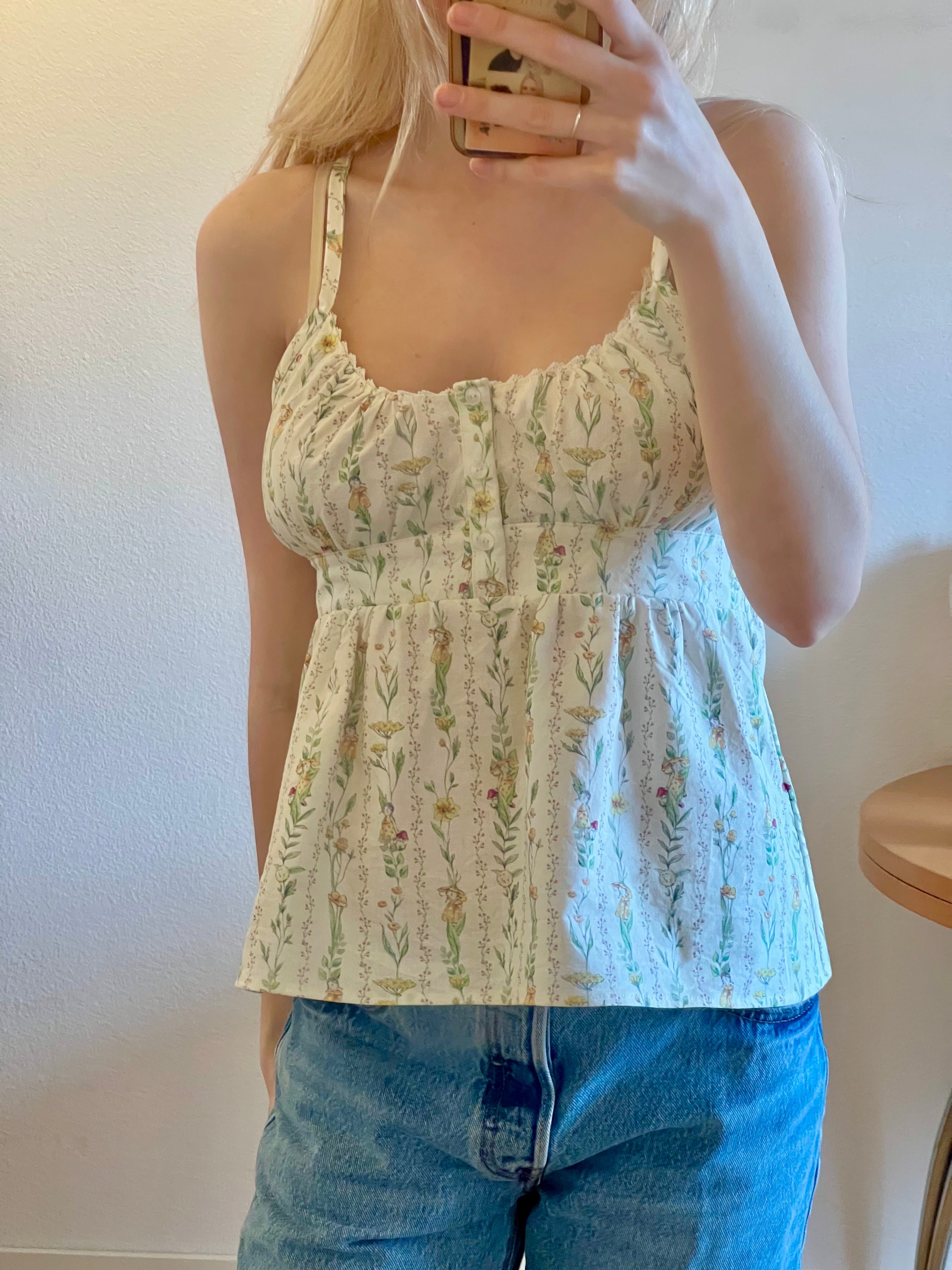 Babydoll Cami Sewing Pattern | Berry Top