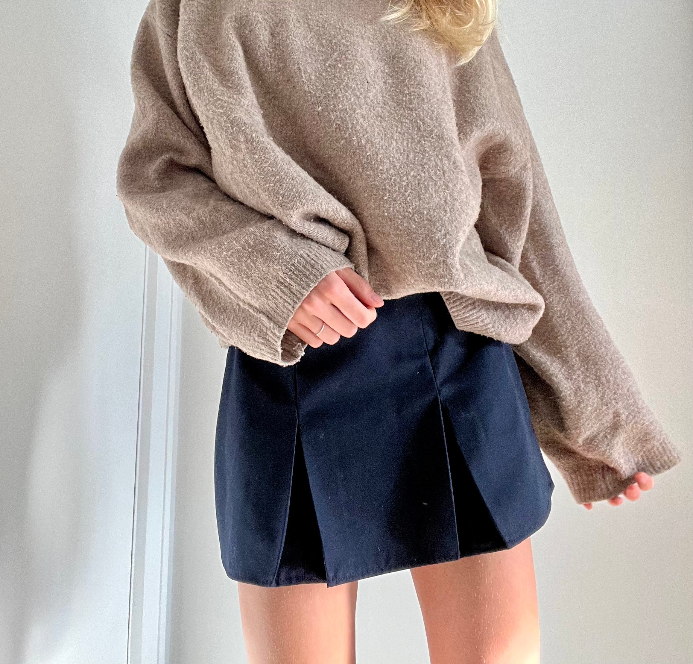 Pleated Mini Skirt Sewing Pattern