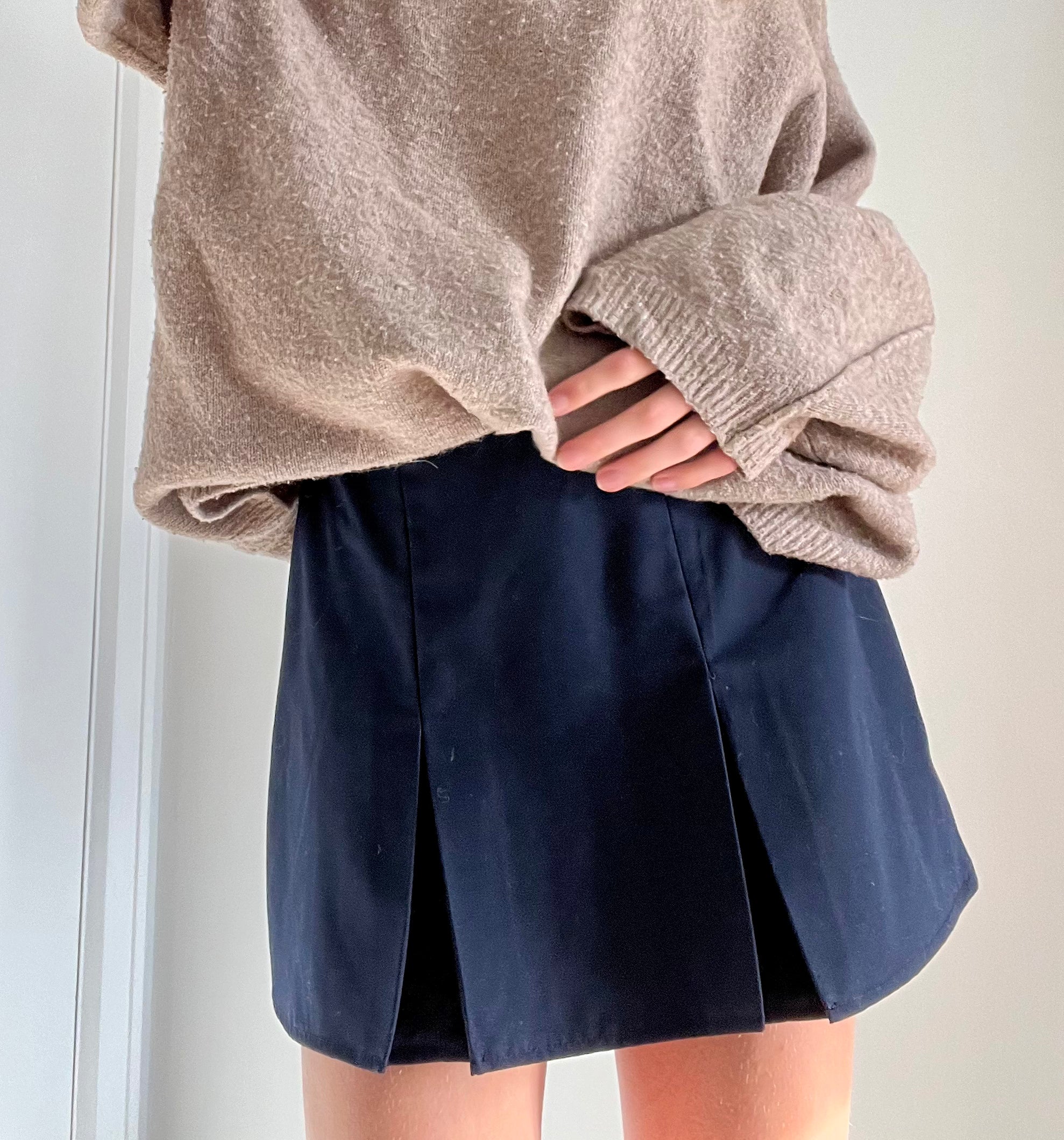 Pleated Mini Skirt Sewing Pattern