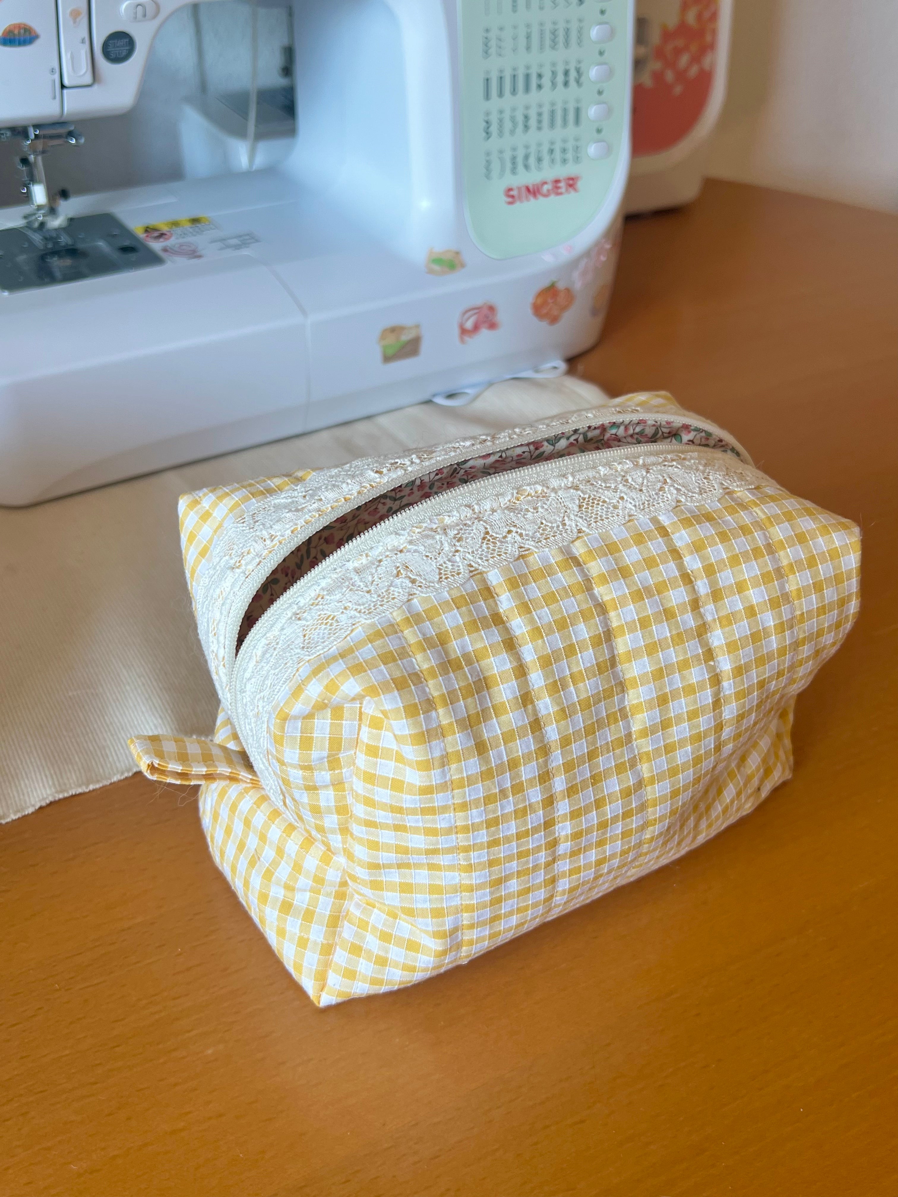 Toiletry Makeup Bag Sewing Pattern