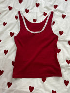 Lace Trim Tank Top Sewing Pattern | Tiffany Top