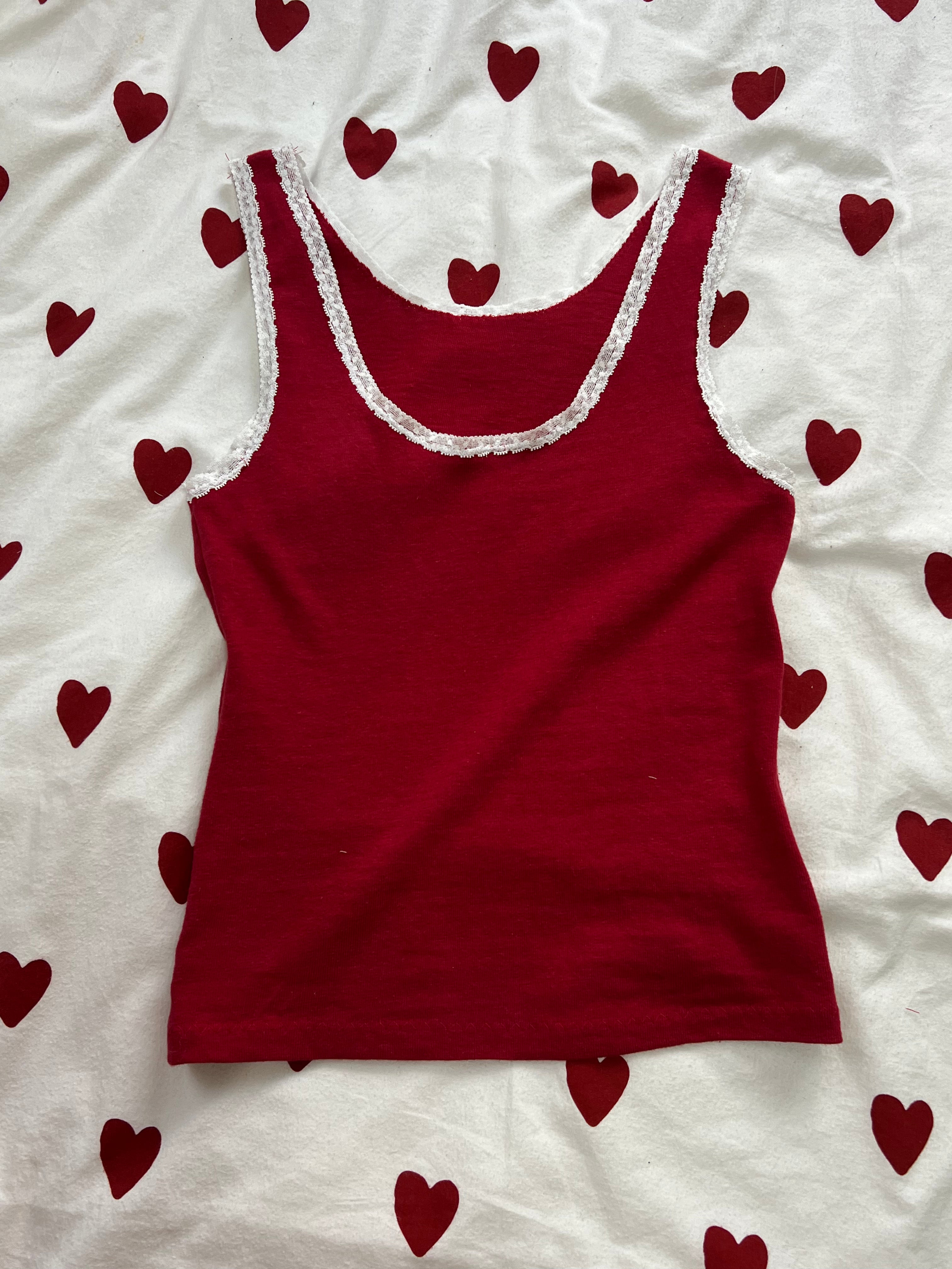 Lace Trim Tank Top Sewing Pattern | Tiffany Top