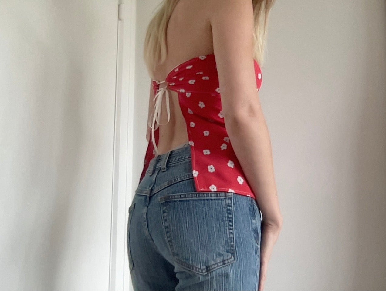 Strapless Open-Back Tube Top Sewing Pattern | Bianca Top