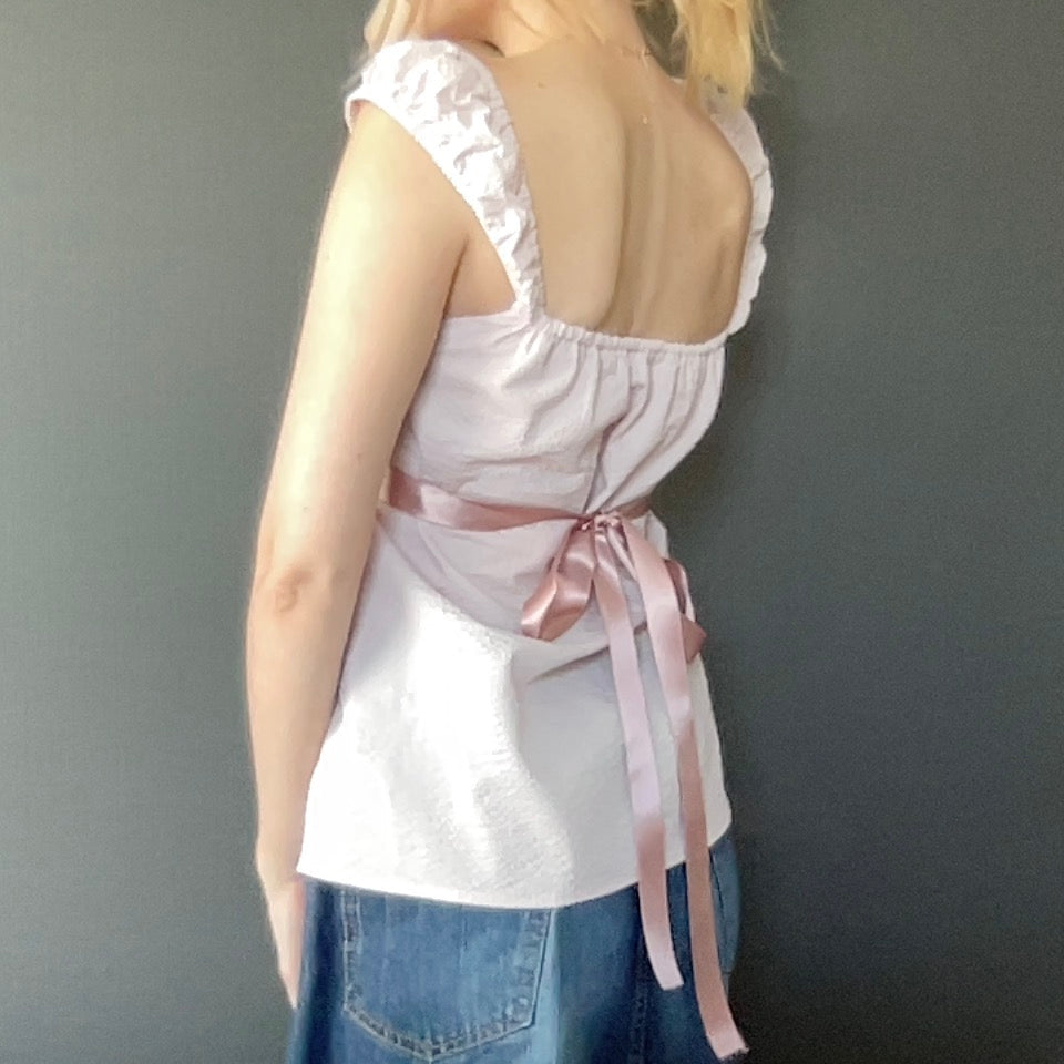 Coquette Babydoll Top Sewing Pattern | Karly Top