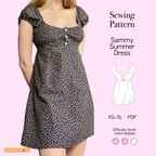 Babydoll Dress Sewing Pattern | Sammy Dress