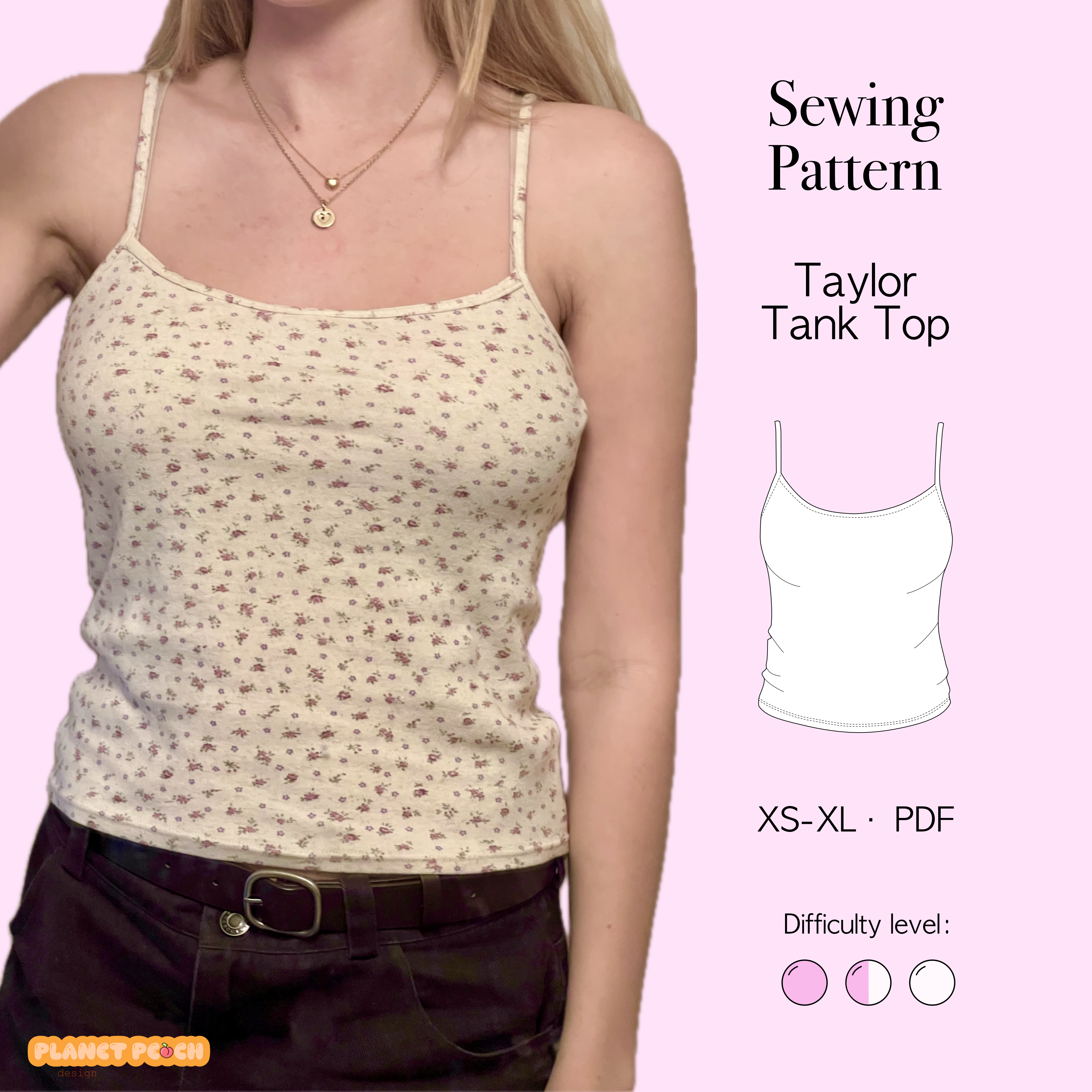 Tank Top Sewing Pattern | Taylor Top
