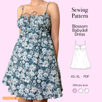 Babydoll Dress Sewing Pattern | Blossom Dress