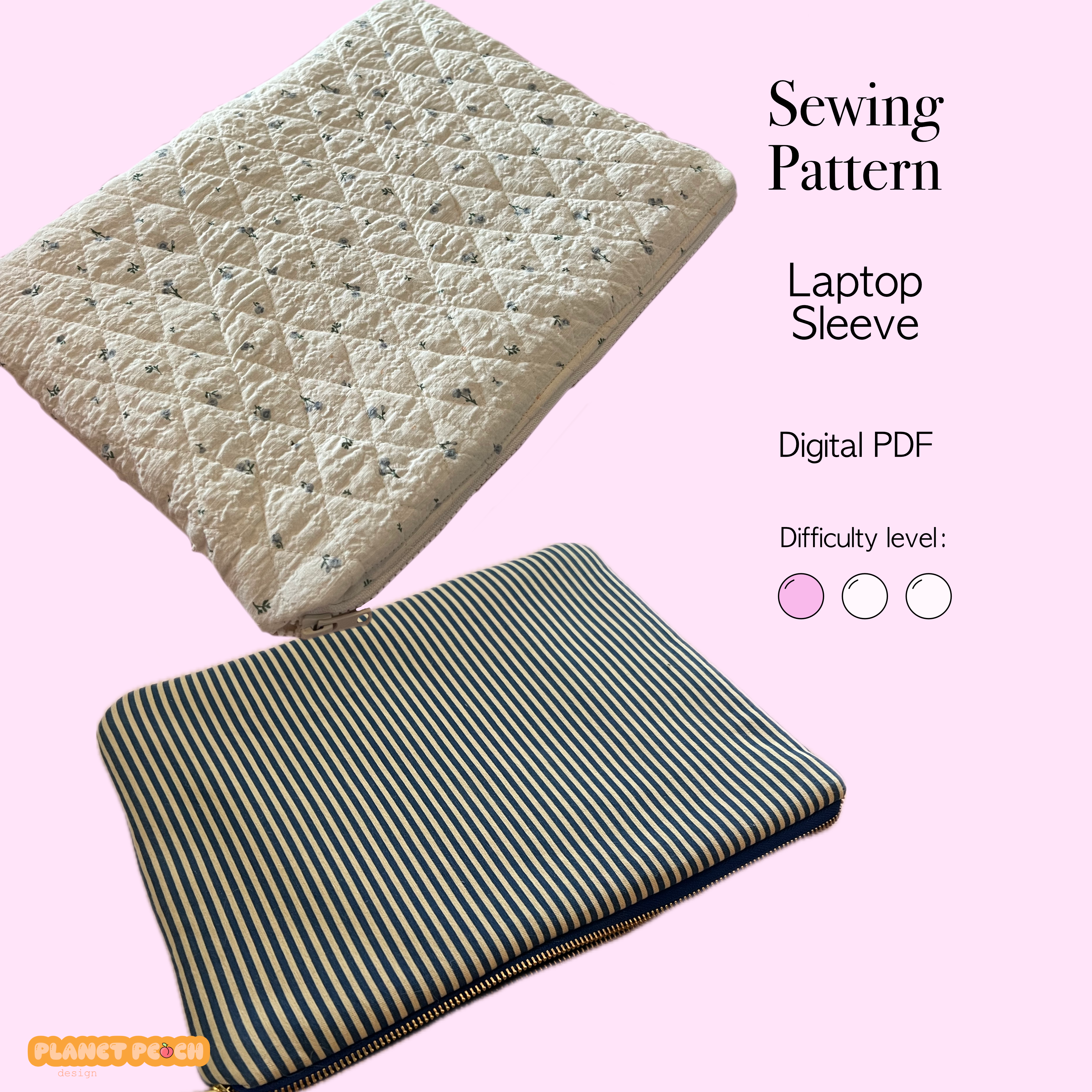 Laptop Sleeve Sewing Pattern