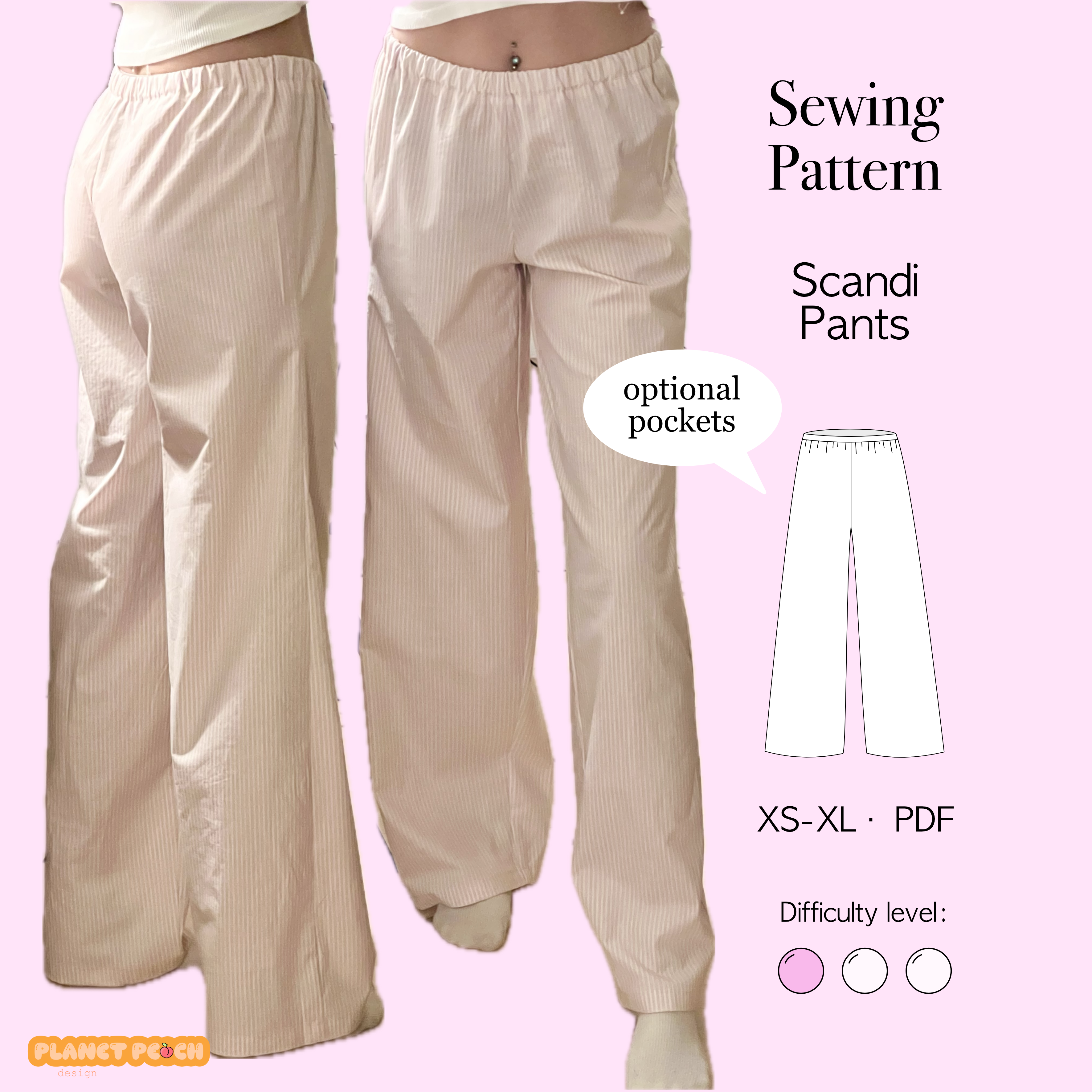 Scandi Pants Sewing Pattern