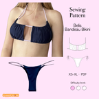 Bandeau Bikini Sewing Pattern | Belis Bikini