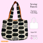 Tote Bag Sewing Pattern | Tammy Bag