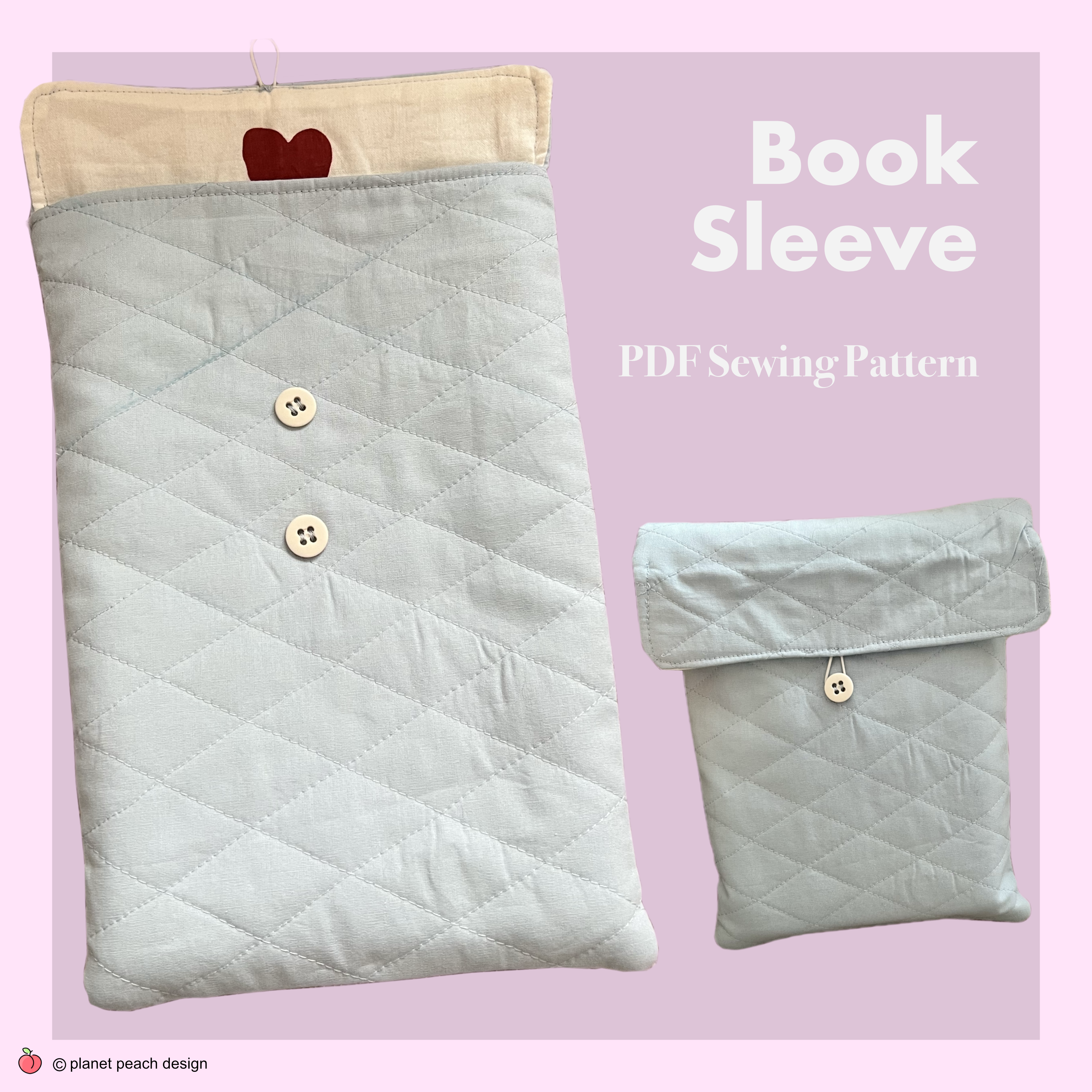 Book Sleeve Sewing Pattern