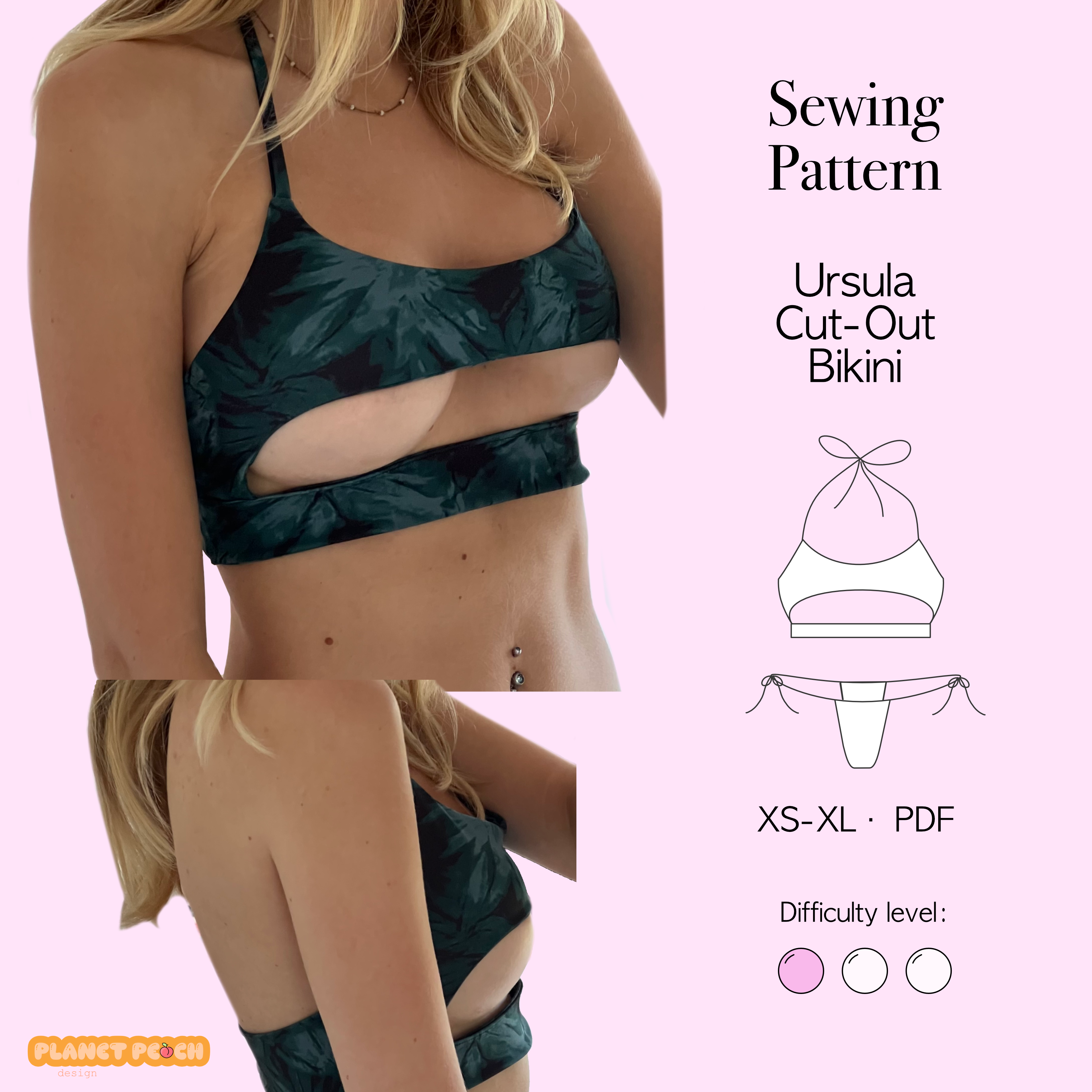 Bikini Sewing Pattern | Ursula Bikini