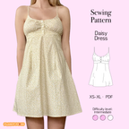 Babydoll Dress Sewing Pattern | Daisy Dress