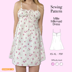 Milkmaid Dress Sewing Pattern | Millie Dress
