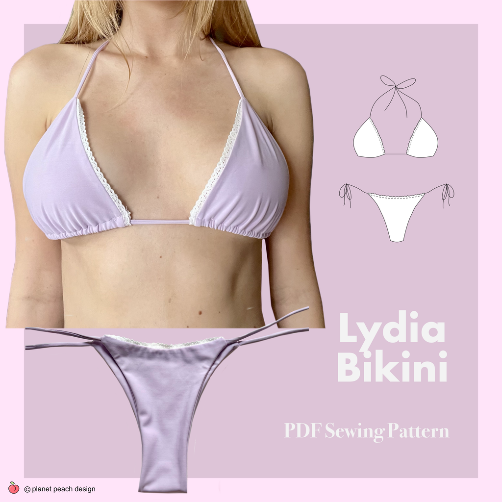Lace Bikini Sewing Pattern | Lydia Bikini