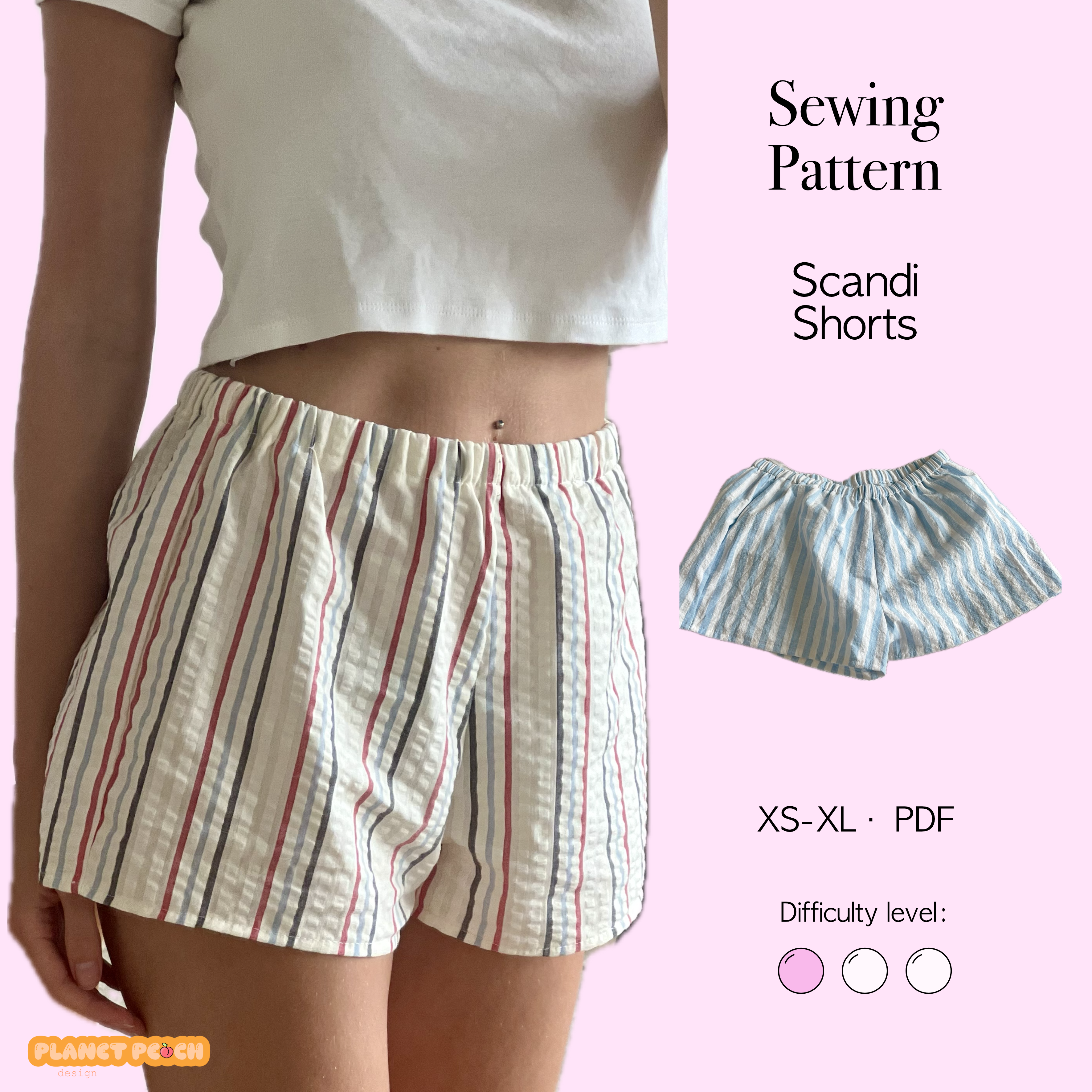 Scandi Boxer Shorts Sewing Pattern