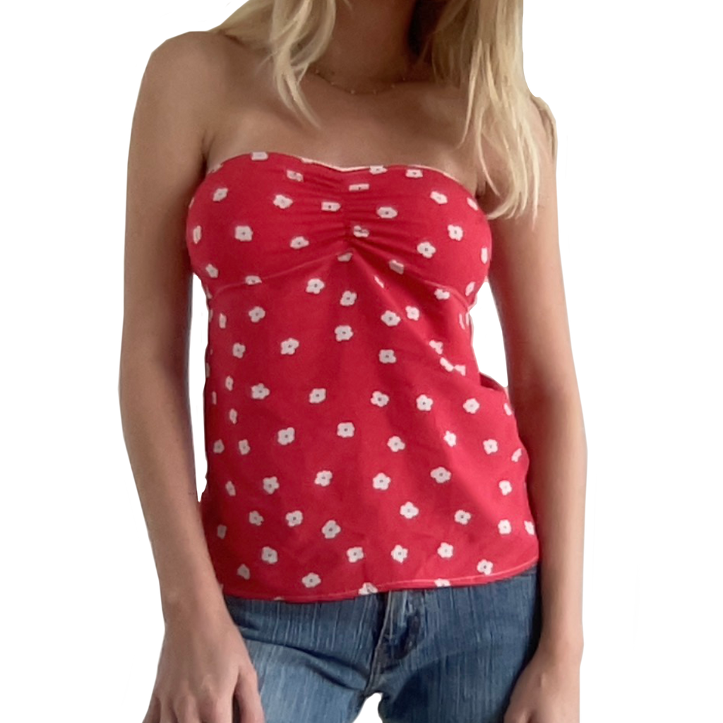 Strapless Open-Back Tube Top Sewing Pattern | Bianca Top