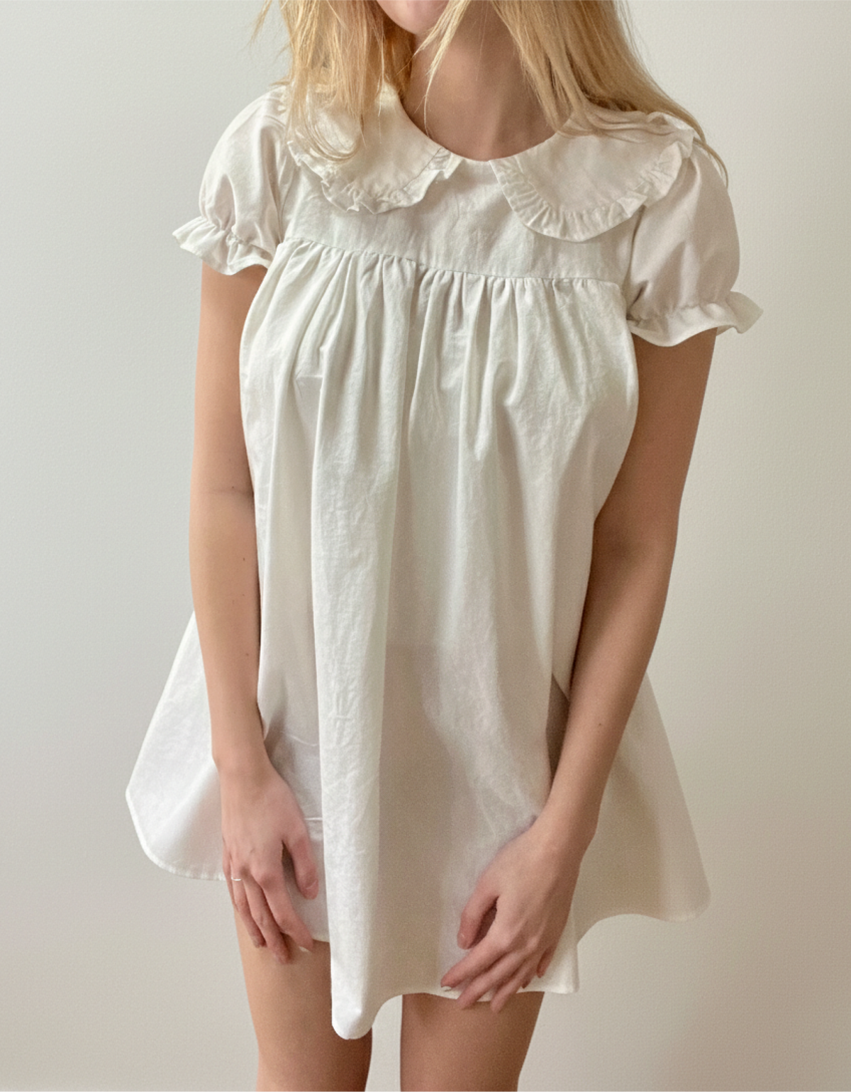 Rounded Collar Dress & Blouse Sewing Pattern | Darling Dress/Top ...