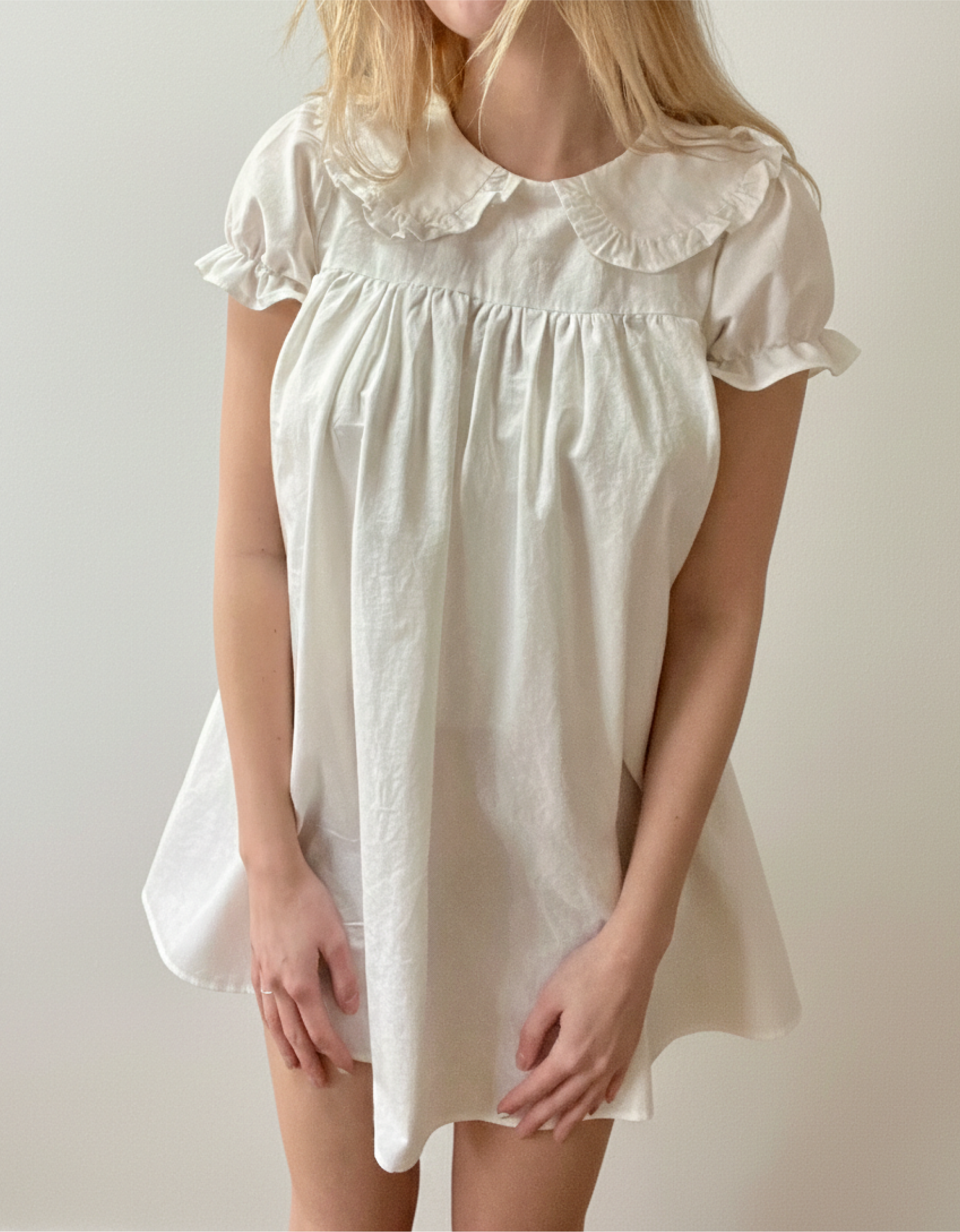 Rounded Collar Dress & Blouse Sewing Pattern | Darling Dress/Top