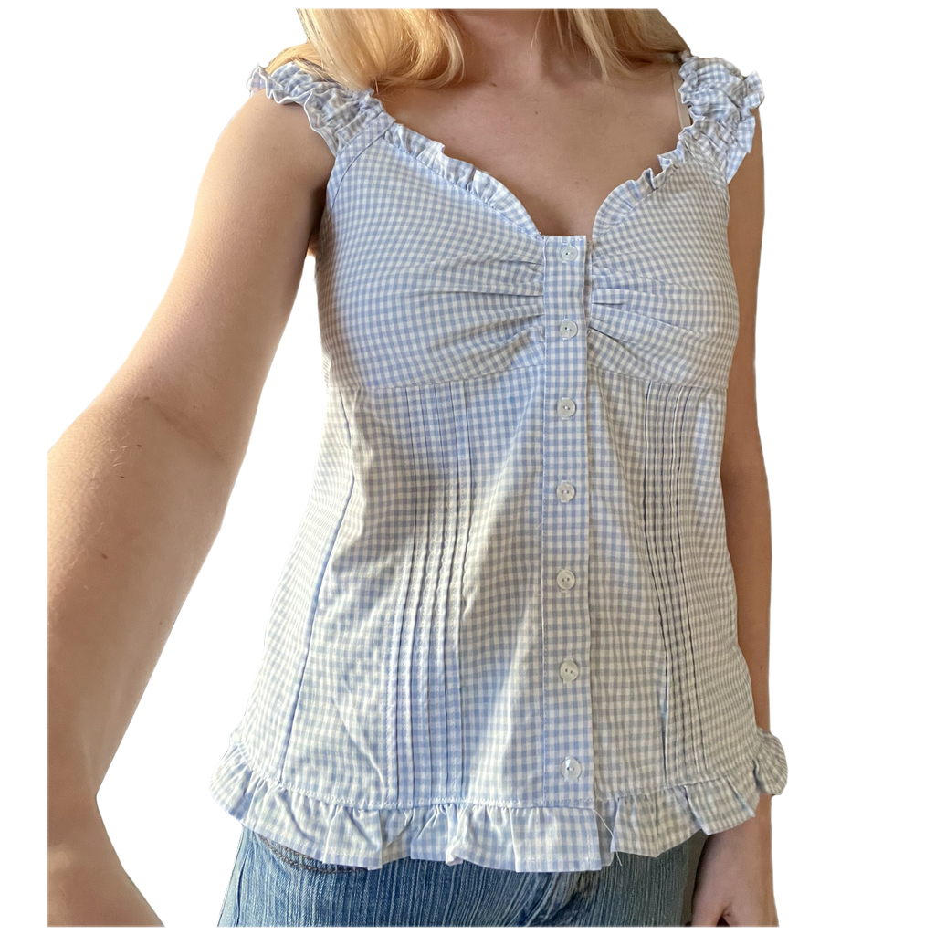 Button-Front Blouse Sewing Pattern I Esther Top