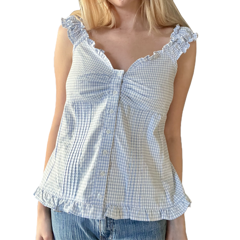 Button-Front Blouse Sewing Pattern I Esther Top