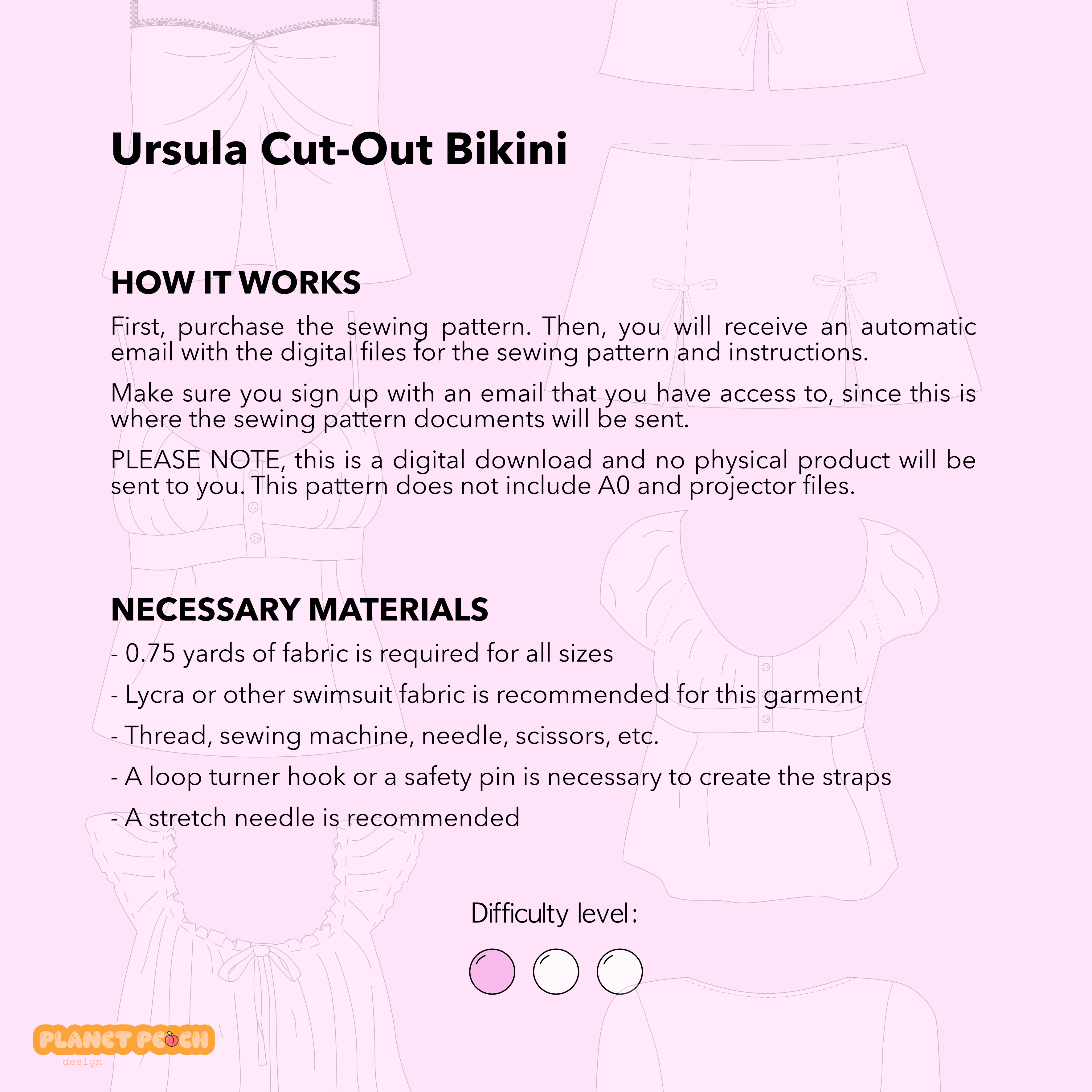 Bikini Sewing Pattern | Ursula Bikini