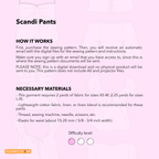 Scandi Pants Sewing Pattern