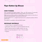 Peter Pan Collar Blouse | Piper Blouse