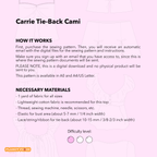 Open-Back Tube Top Sewing Pattern | Carrie Top