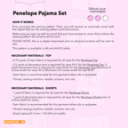 Pajama Loungewear Set Sewing Pattern | Penelope Pajama Set