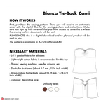 Strapless Open-Back Tube Top Sewing Pattern | Bianca Top