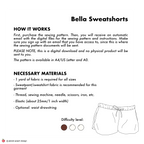 Sweatshorts Sewing Pattern | Bella Shorts