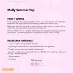 Babydoll Top Sewing Pattern | Melly Top