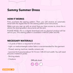 Babydoll Dress Sewing Pattern | Sammy Dress