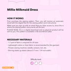 Milkmaid Dress Sewing Pattern | Millie Dress