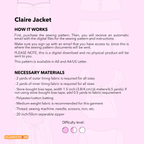 Oversized Collar Jacket | Claire Jacket