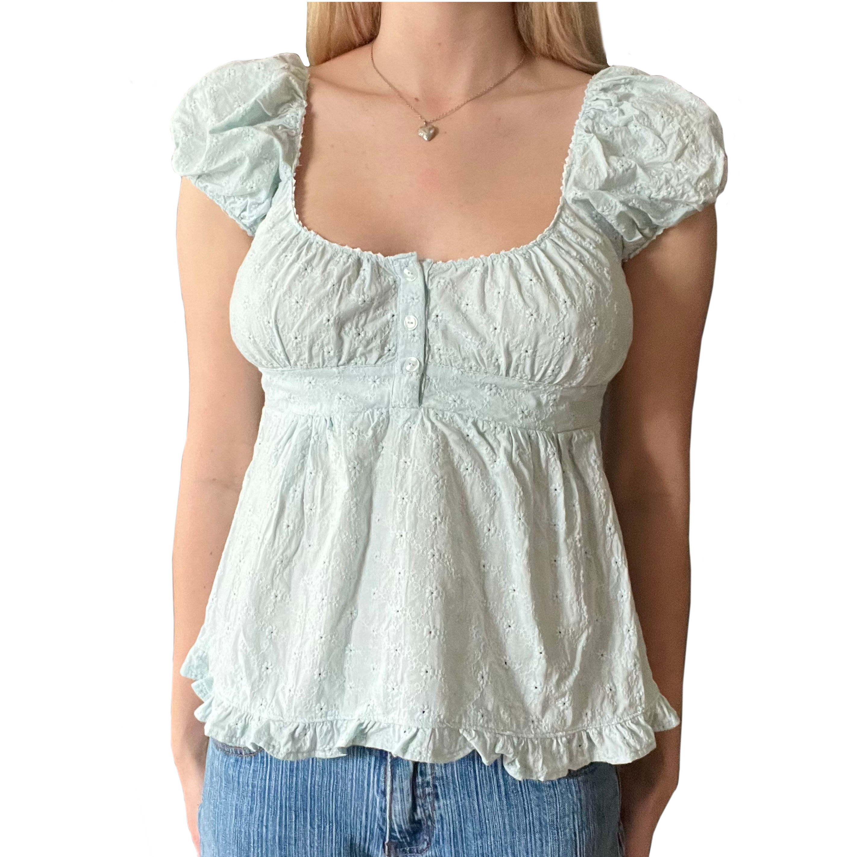 Ruffle Bottom Babydoll Top Sewing Pattern | Olivia Top