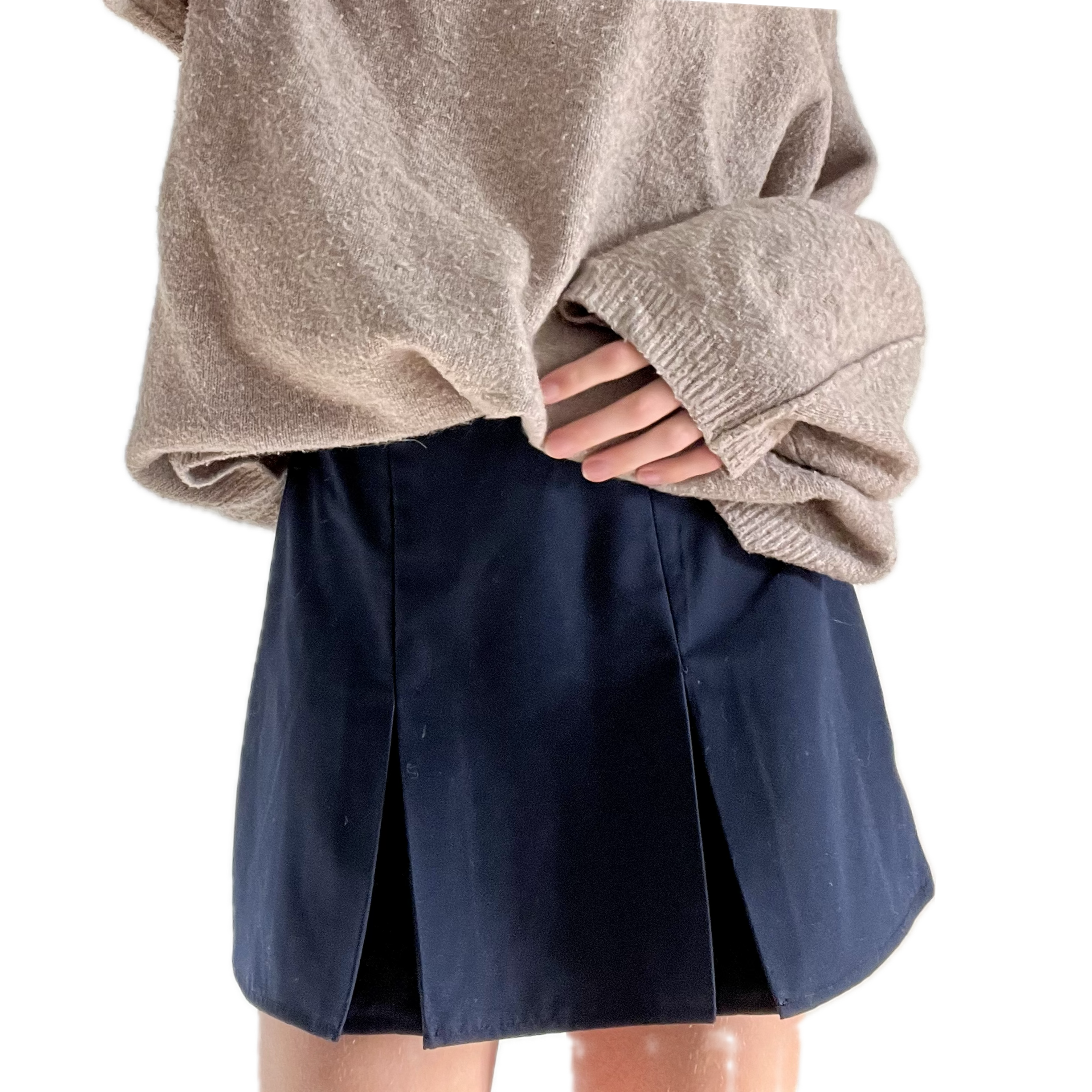 Pleated Mini Skirt Sewing Pattern | Peppe Skirt