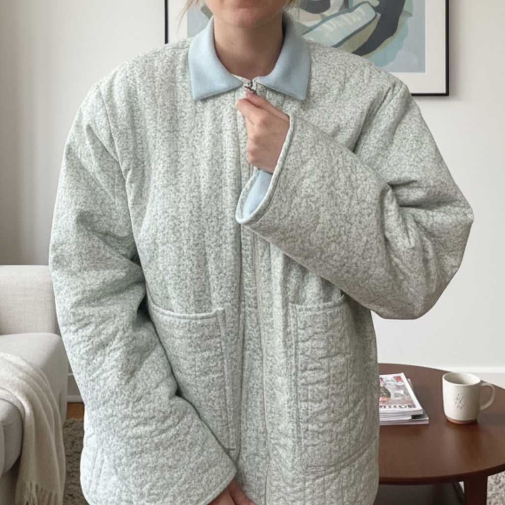 Oversized Collar Jacket | Claire Jacket