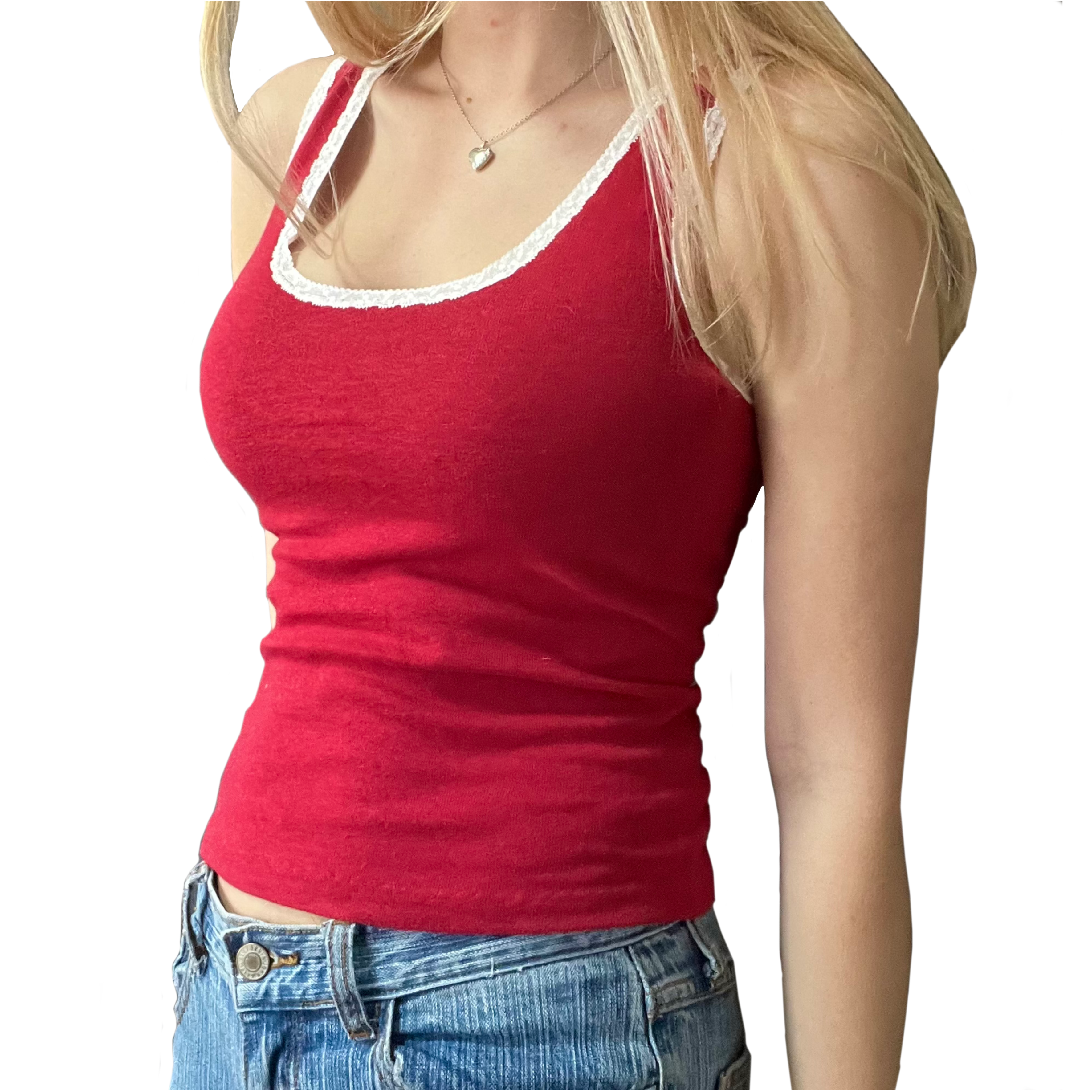 Lace Trim Tank Top Sewing Pattern | Tiffany Top